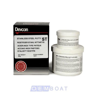 Devcon 10271 Stainless Steel Putty (ST) (500 г) Эпоксидная мастика наполненная нержавеющей сталью (Devcon) 